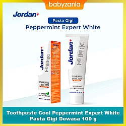 Jordan Toothpaste Cool Peppermint Expert White Pasta Gigi Dewasa 100gr